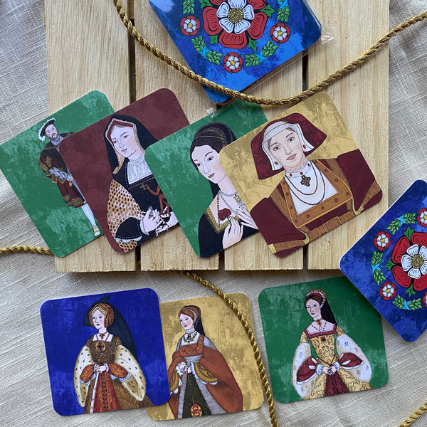 Henry VIII and his Six Wives Coaster Set