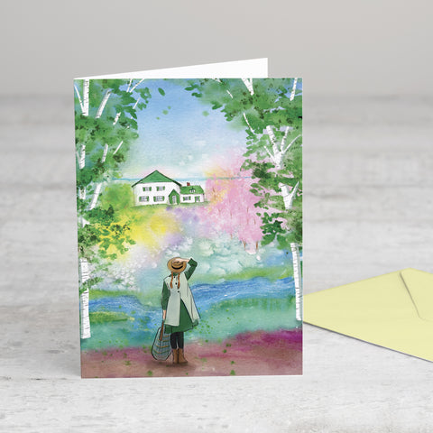 Anne of Green Gables Watercolor Notecard