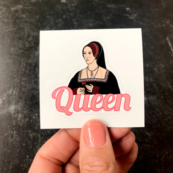 Anne Boleyn and Queen Elizabeth i Vinyl Stickers