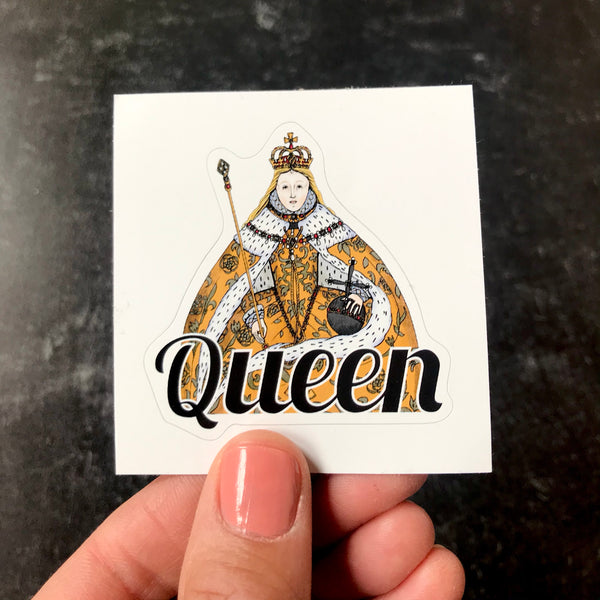 Anne Boleyn and Queen Elizabeth i Vinyl Stickers