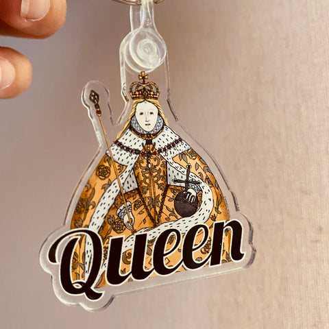 Queen Elizabeth I Acrylic Keychain