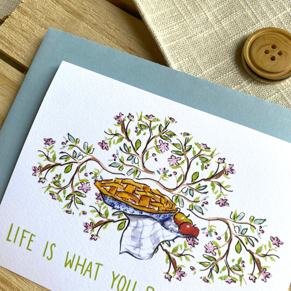 Life is What You Bake of It Notecard