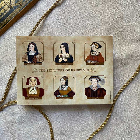 Six Wives of Henry VIII Sticker Sheet